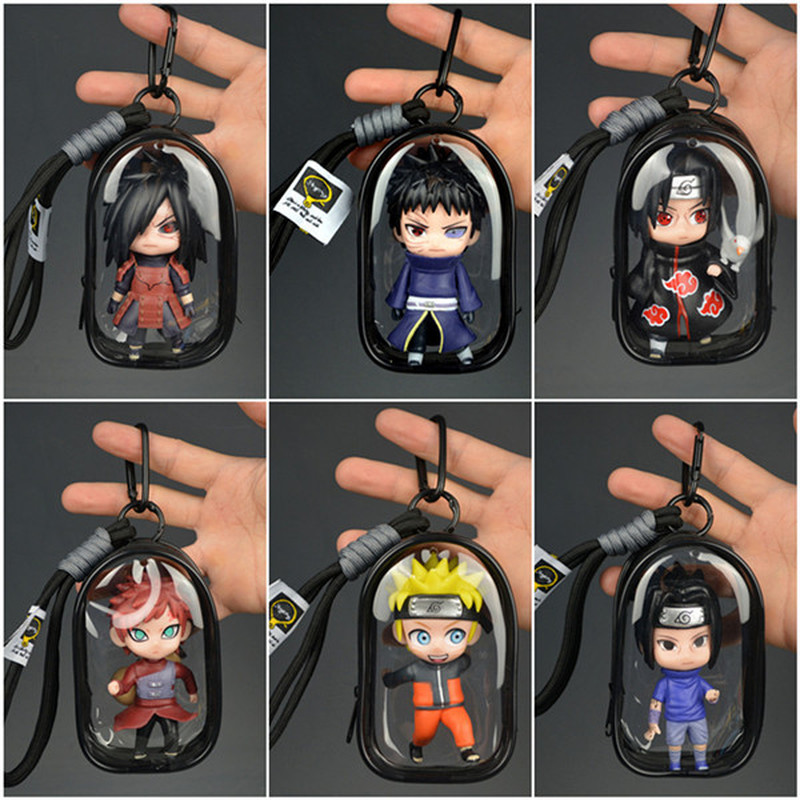 Anime Merchandise Keychain - 나루토 우치하 오비토 이타치 우치하 나루토