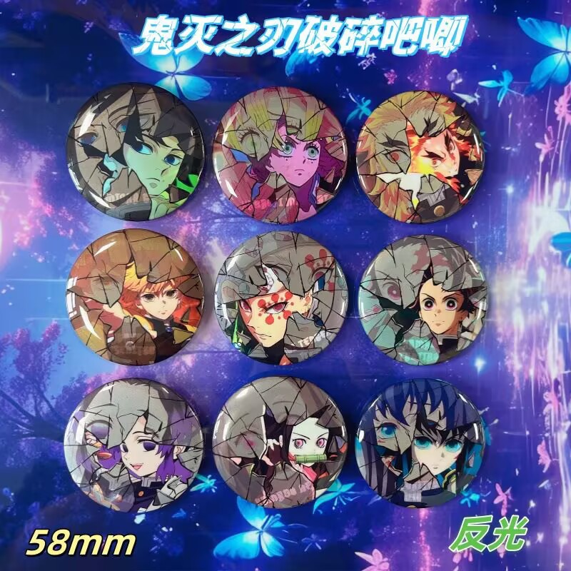 Anime Merchandise Demon Slayer - 귀멸의 칼날 브로큰 배지 애니메이션 핀