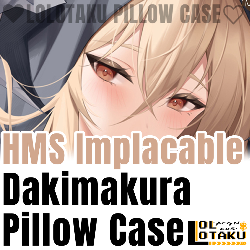 Body Pillow Cover - HMS Implacable Dakimakura Azur Lane 베개