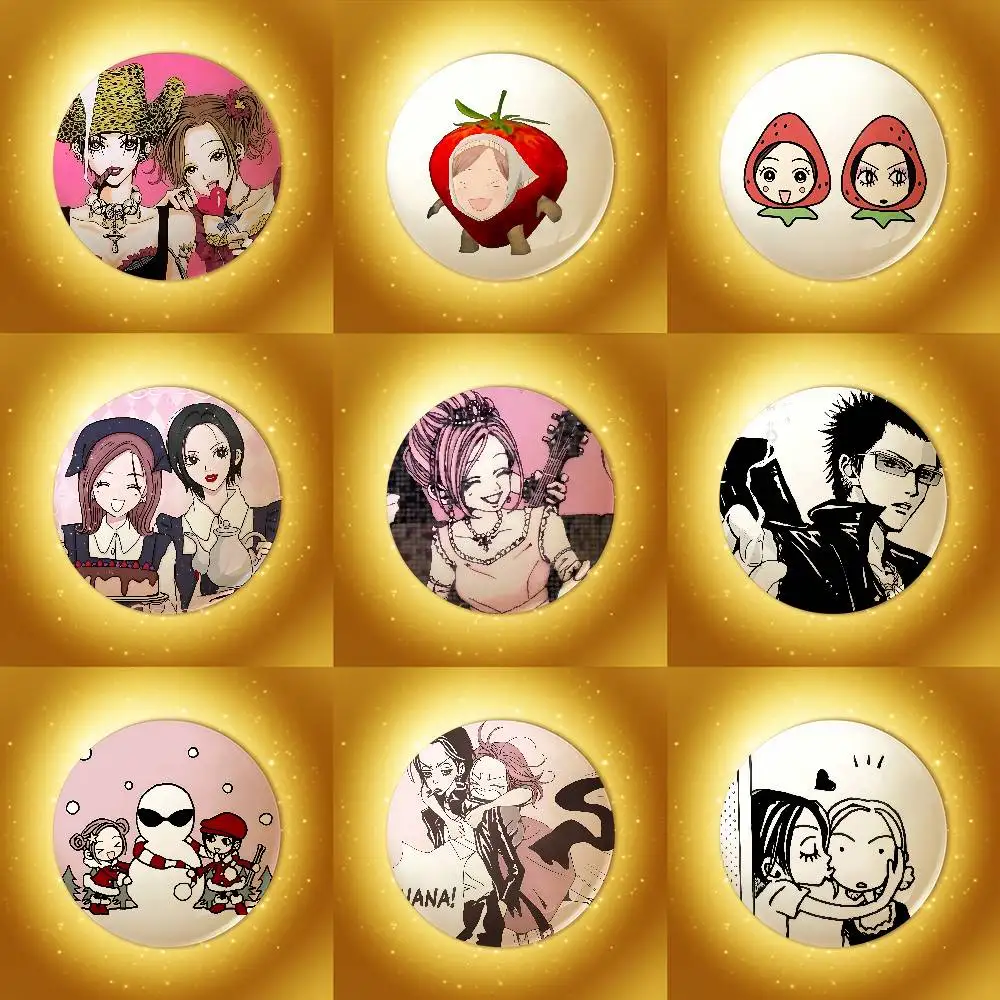 Nana Anime Merchandise - 애니메이션 N-NANA 에나멜 핀 수제 라운드