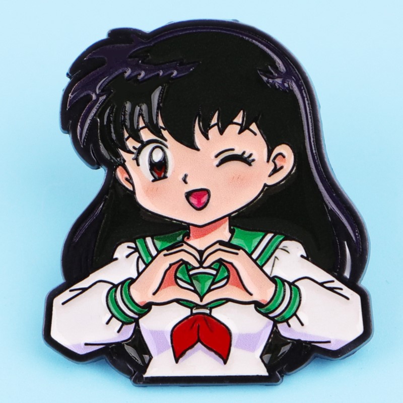 귀여운 늑대 귀 판타지 캐릭터 하트 제스처 에나멜 핀  - Enamel Pin Set 리뷰 및 가격