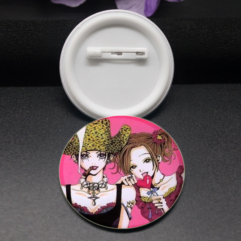 58mm 나나 에나멜 핀 애니메이션 그림 아이콘 버튼  - Nana Anime Merchandise 리뷰 및 가격