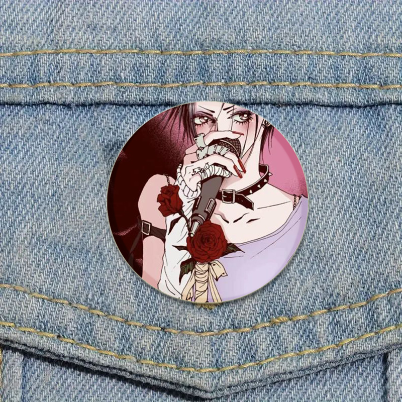 58mm 나나 에나멜 핀 애니메이션 그림 아이콘 버튼  - Nana Anime Merchandise 리뷰 및 가격