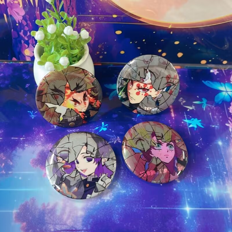 귀멸의 칼날 브로큰 배지 애니메이션 핀 컬렉션 액세서리 - Anime Merchandise Demon Slayer 리뷰 및 가격