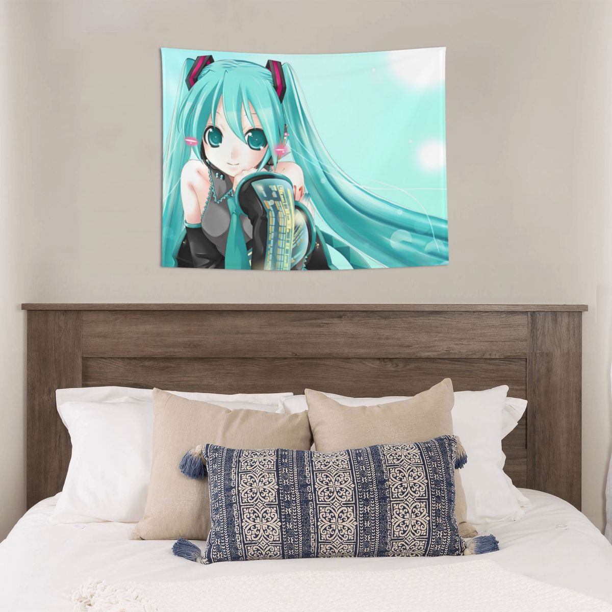 하츠네 미쿠 애니메이션 태피스트리 다채로운 폴리 에스터 - Wall Scroll Tapestry 리뷰 및 가격