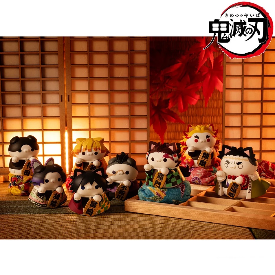 새로운 8피스 데몬 슬레이어 액션 피규어 귀멸의 칼날  - Anime Merchandise Demon Slayer 리뷰 및 가격