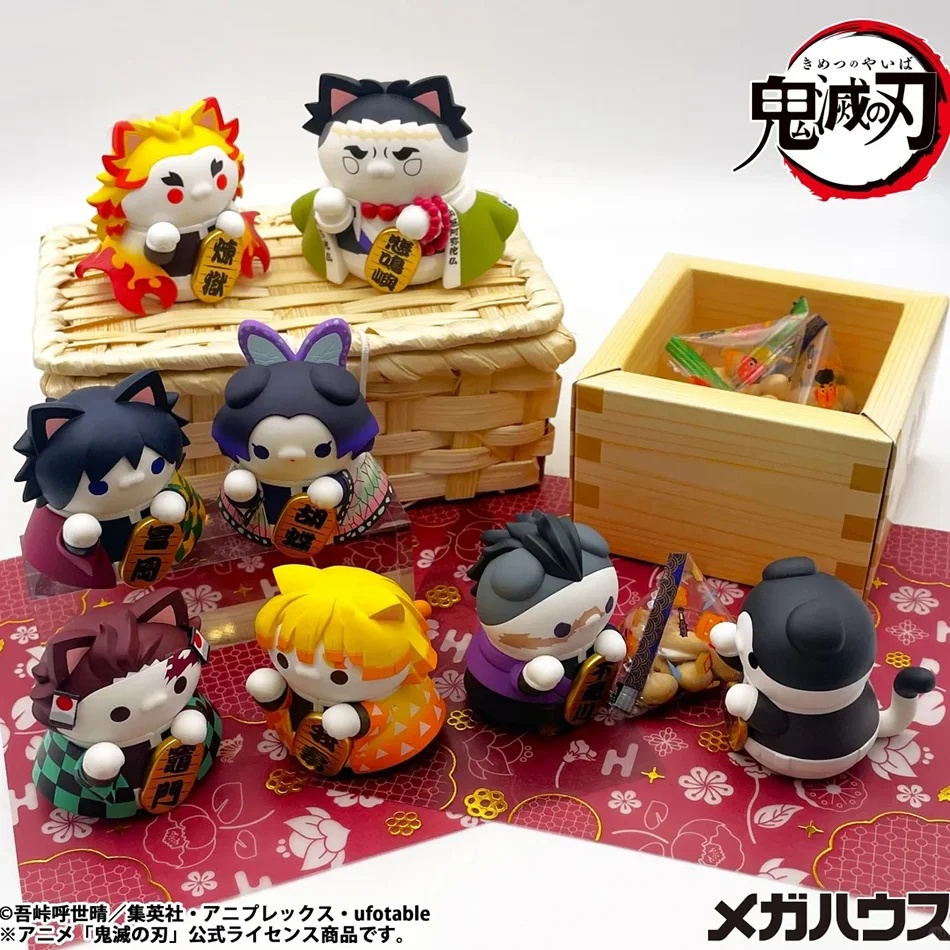 새로운 8피스 데몬 슬레이어 액션 피규어 귀멸의 칼날  - Anime Merchandise Demon Slayer 리뷰 및 가격