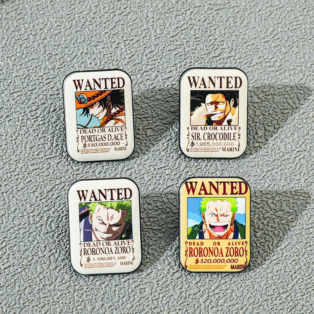 4개입 원피스 만화 애니메이션 브로치 에이스 조로 독창 - Enamel Pin Set 리뷰 및 가격