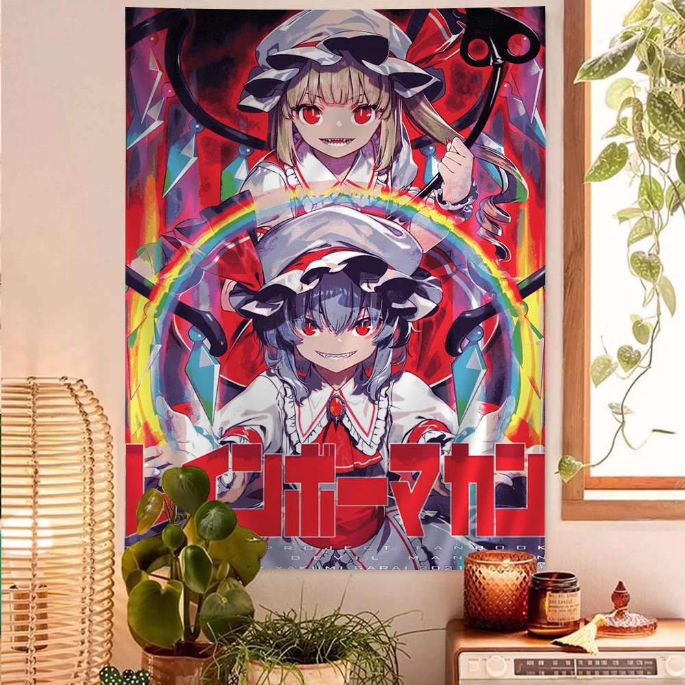 Touhou 프로젝트 Flandre 스칼렛 태피스트리  - Wall Scroll Tapestry 리뷰 및 가격