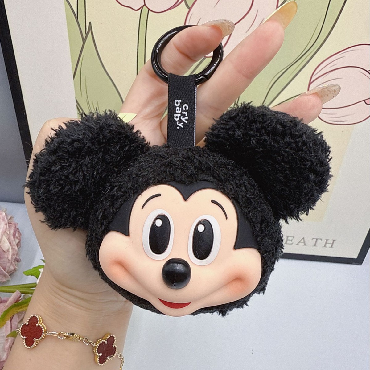 미키 미니 봉제 인형 키체인 귀여운 비닐 피규어 수집용 - Anime Merchandise Keychain 리뷰 및 가격