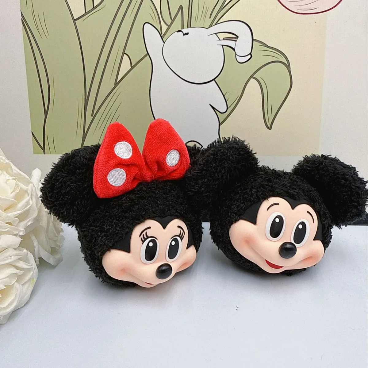 미키 미니 봉제 인형 키체인 귀여운 비닐 피규어 수집용 - Anime Merchandise Keychain 리뷰 및 가격