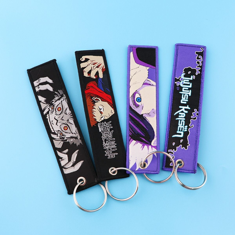 주술회센 애니메이션 굿즈 고죠 사토루 직조 키체인 랜야 - Anime Merchandise Keychain 리뷰 및 가격
