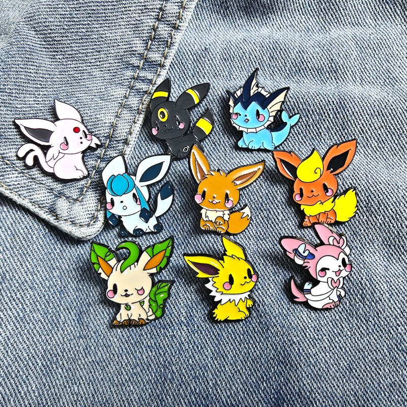핫 9종 애니메이션 엘프 브로치 세트 이브이 에나멜 핀 - Enamel Pin Set 리뷰 및 가격