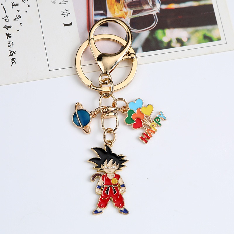 새로운 만화 드래곤볼 시리즈 창의적인 금속 열쇠고리 오 - Anime Merchandise Keychain 리뷰 및 가격