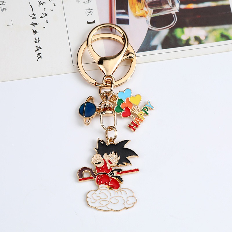 새로운 만화 드래곤볼 시리즈 창의적인 금속 열쇠고리 오 - Anime Merchandise Keychain 리뷰 및 가격