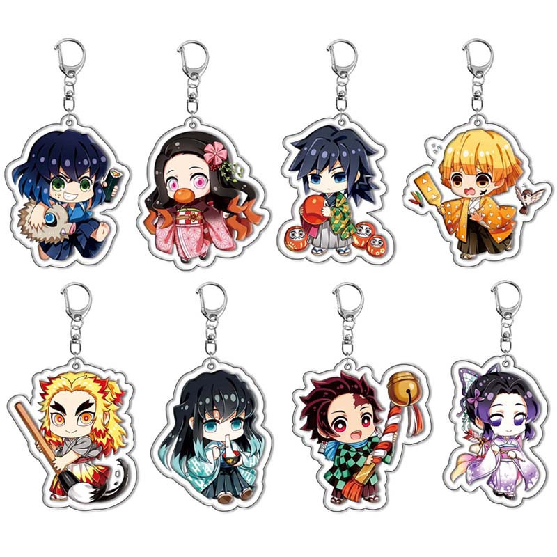 귀멸의 칼날 카마도 탄지로 네즈코 아크릴 키체인 애니메 - Anime Merchandise Keychain 리뷰 및 가격