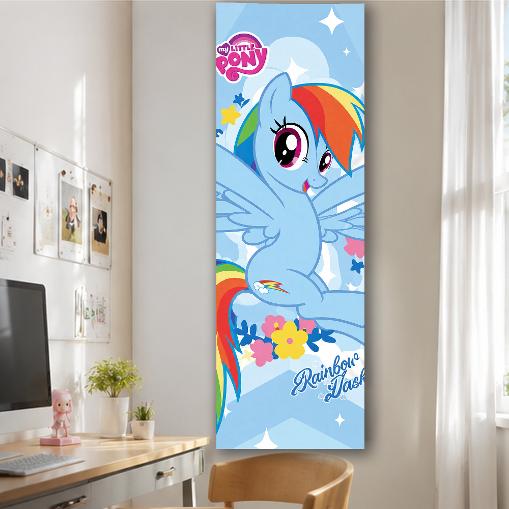 마이 리틀 포니 레인보우 대쉬 블루 세로형 롱 태피스트 - Wall Scroll Tapestry 리뷰 및 가격