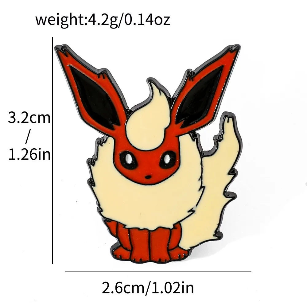 4 Pcs 캐릭터 만화 브로치 Flareon Jiggl - Enamel Pin Set 리뷰 및 가격