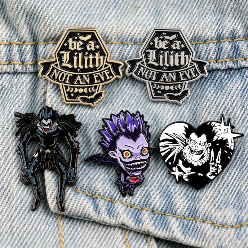 귀여운 고딕풍 어둠의 악마 몬스터 만화 에나멜 핀 애니 - Enamel Pin Set 리뷰 및 가격