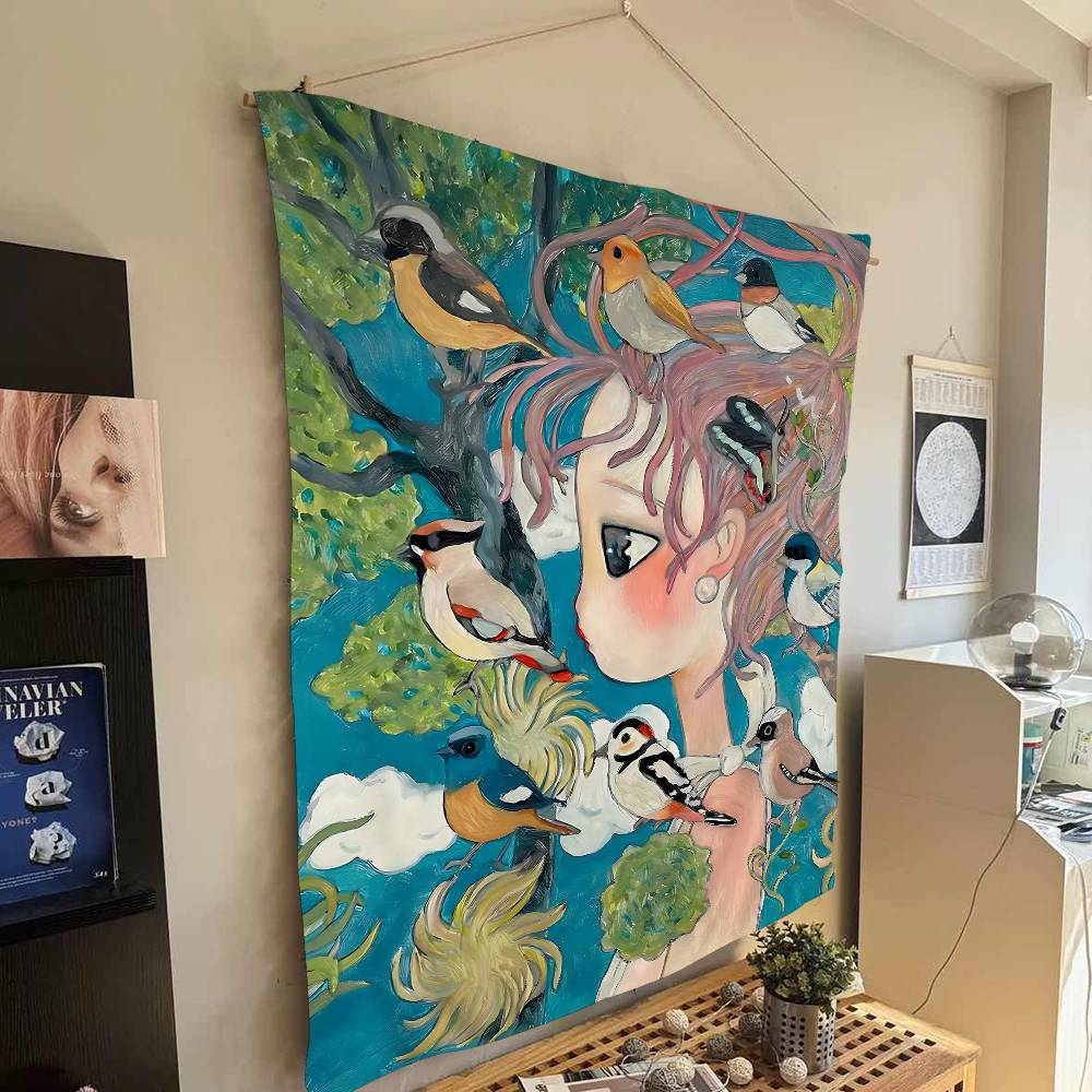 아야 타카노 만화 다채로운 태피스트리 벽걸이 보헤미안  - Wall Scroll Tapestry 리뷰 및 가격