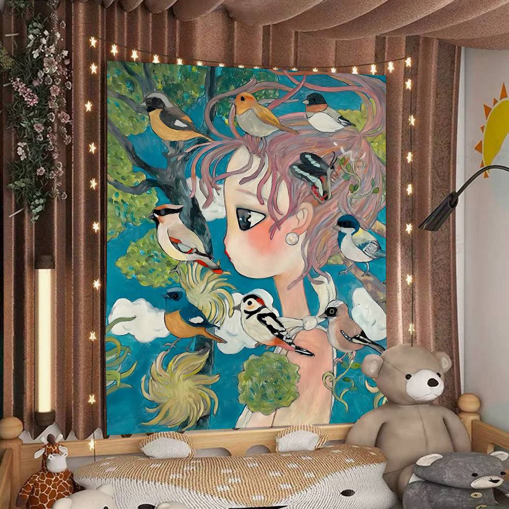 아야 타카노 만화 다채로운 태피스트리 벽걸이 보헤미안  - Wall Scroll Tapestry 리뷰 및 가격