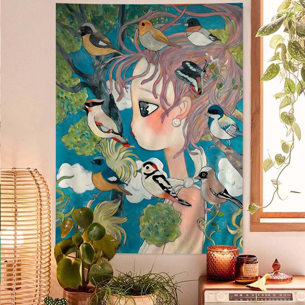 아야 타카노 만화 다채로운 태피스트리 벽걸이 보헤미안  - Wall Scroll Tapestry 리뷰 및 가격